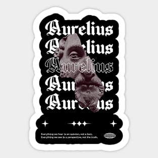 Marcus Aurelius, Stoic Streetwear Sticker